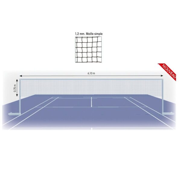 Badminton net Tremblay 1,2mm