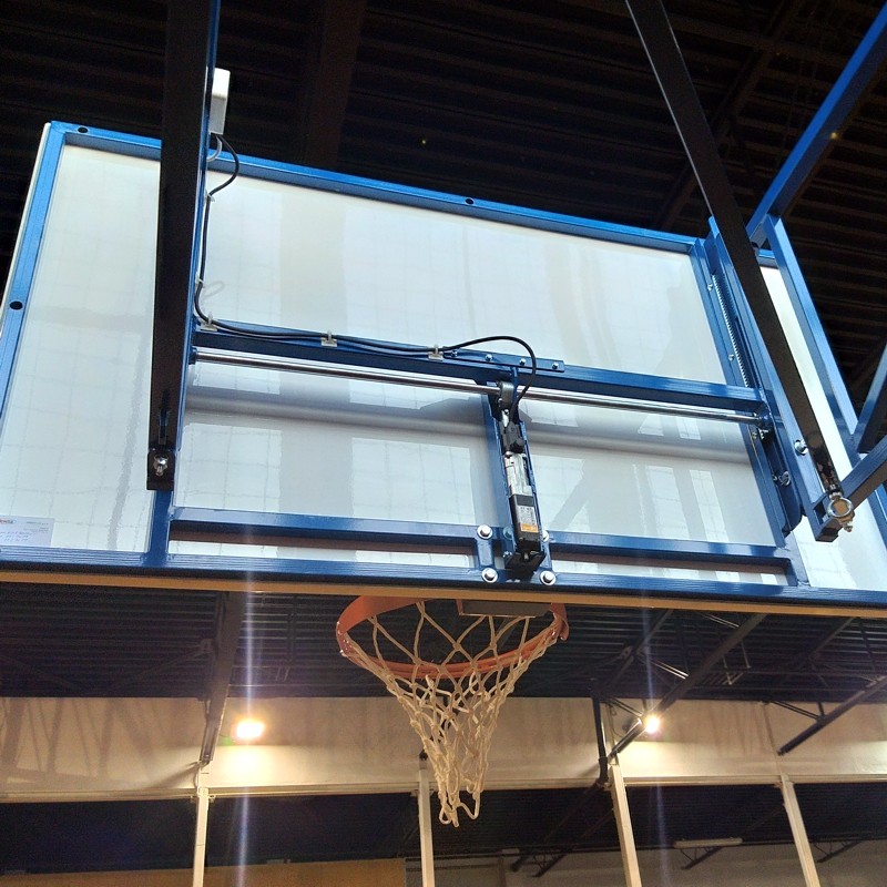 Electrical height adjustment mechanism for basketball backboard - Image 4