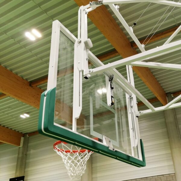 Electrical height adjustment mechanism for basketball backboard - Image 2