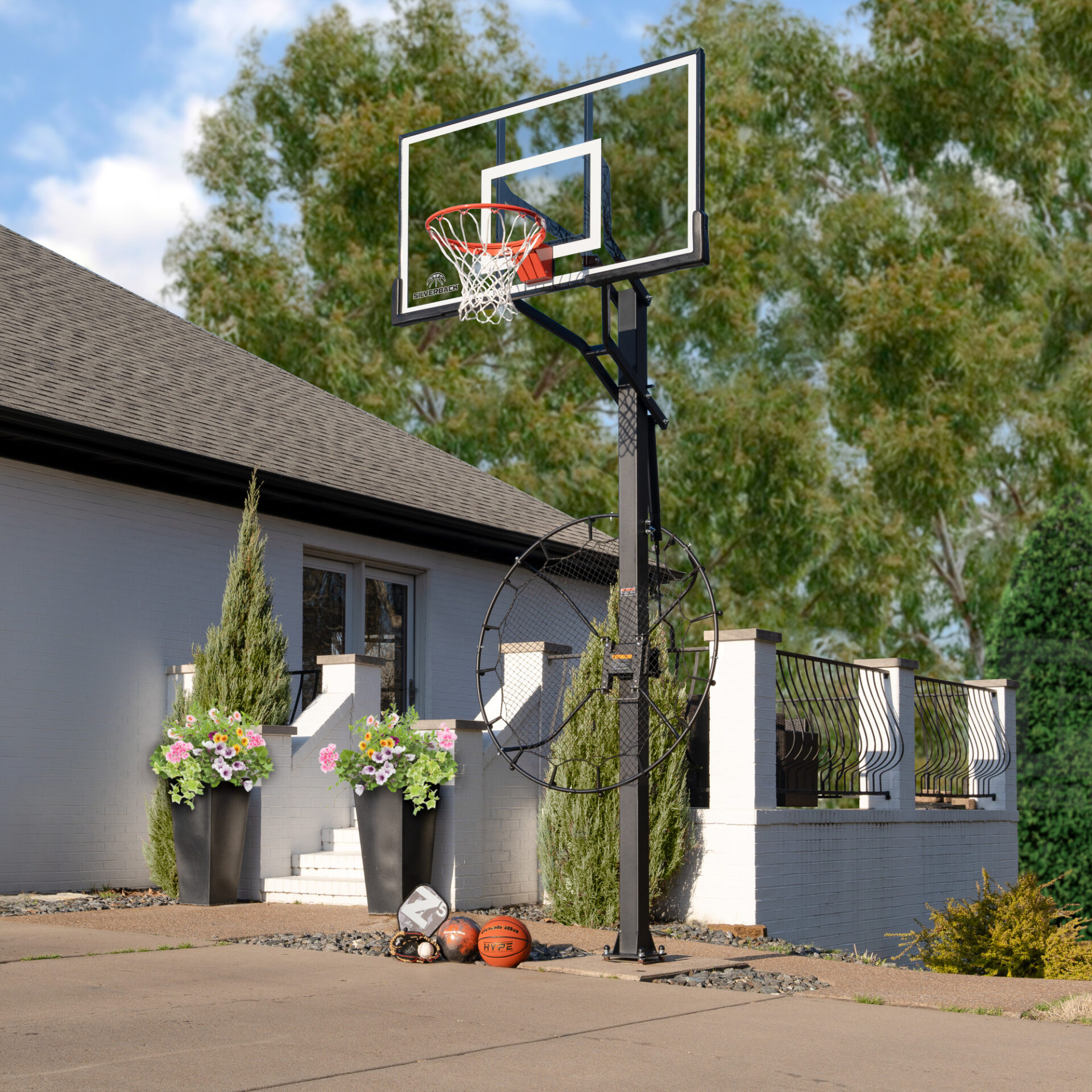 Silverback Basketball Passback Rebounding Net - Image 6