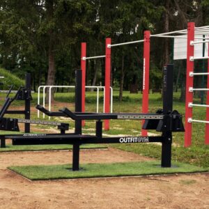 Outdoor gym machines