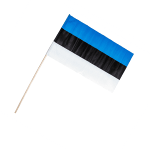 Hand flag ESTONIA
