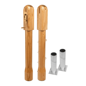 Ash Wood Tennis Net Posts