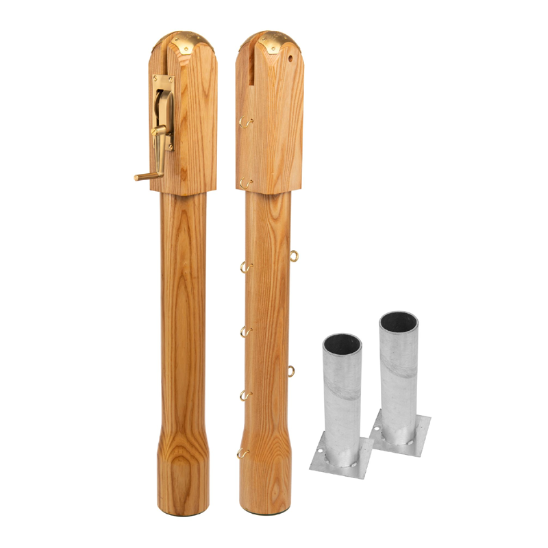 Ash Wood Tennis Net Posts